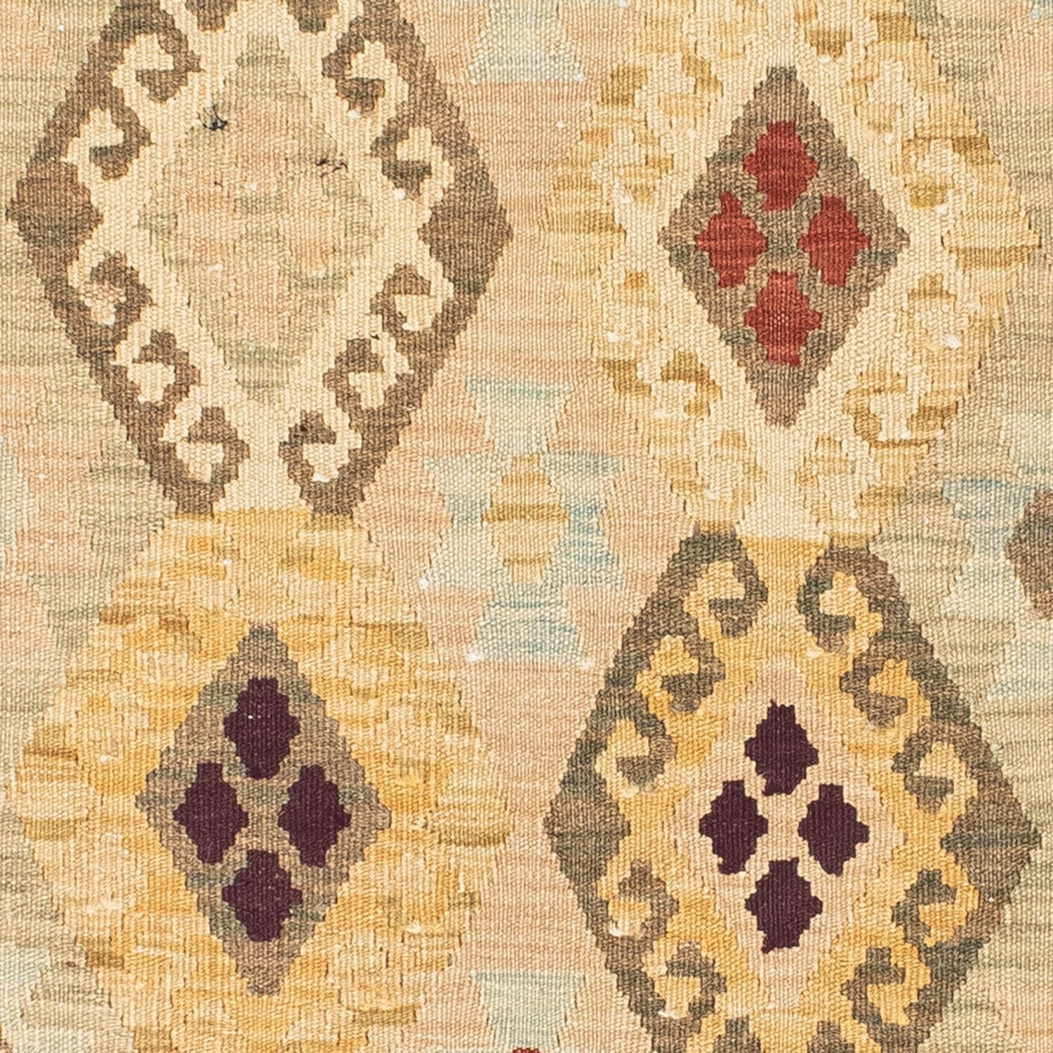 Kelim Teppich - Oriental 199 x 79 cm - beige