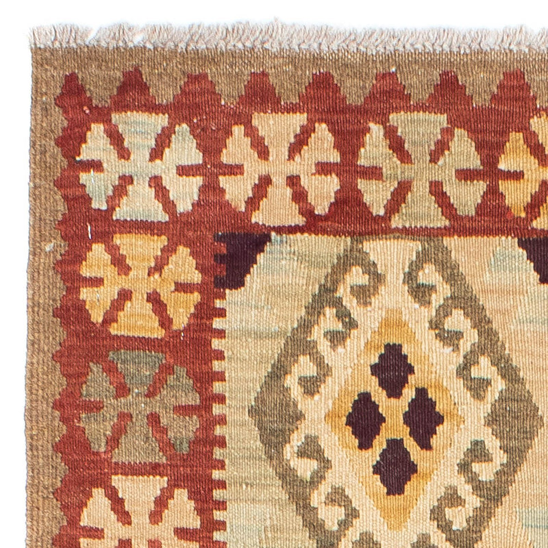 Kelim Teppich - Oriental 199 x 79 cm - beige