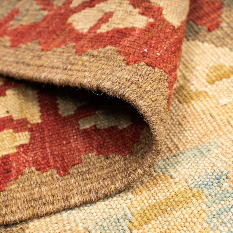Kelim Teppich - Oriental 199 x 79 cm - beige