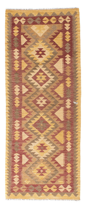 Kelim Teppich - Oriental 192 x 77 cm - hellbraun