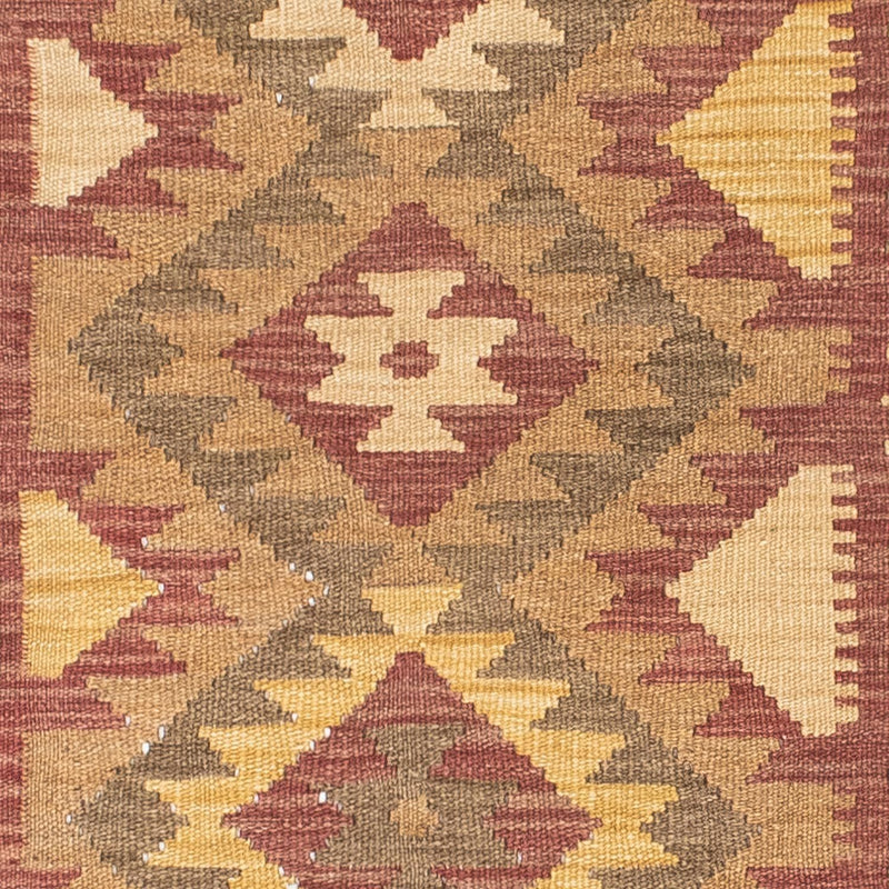 Kelim Teppich - Oriental 192 x 77 cm - hellbraun