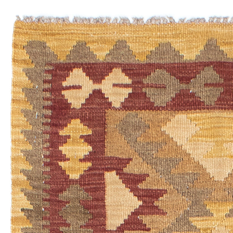 Kelim Teppich - Oriental 192 x 77 cm - hellbraun