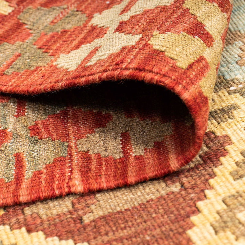 Kelim Teppich - Oriental 201 x 73 cm - rot