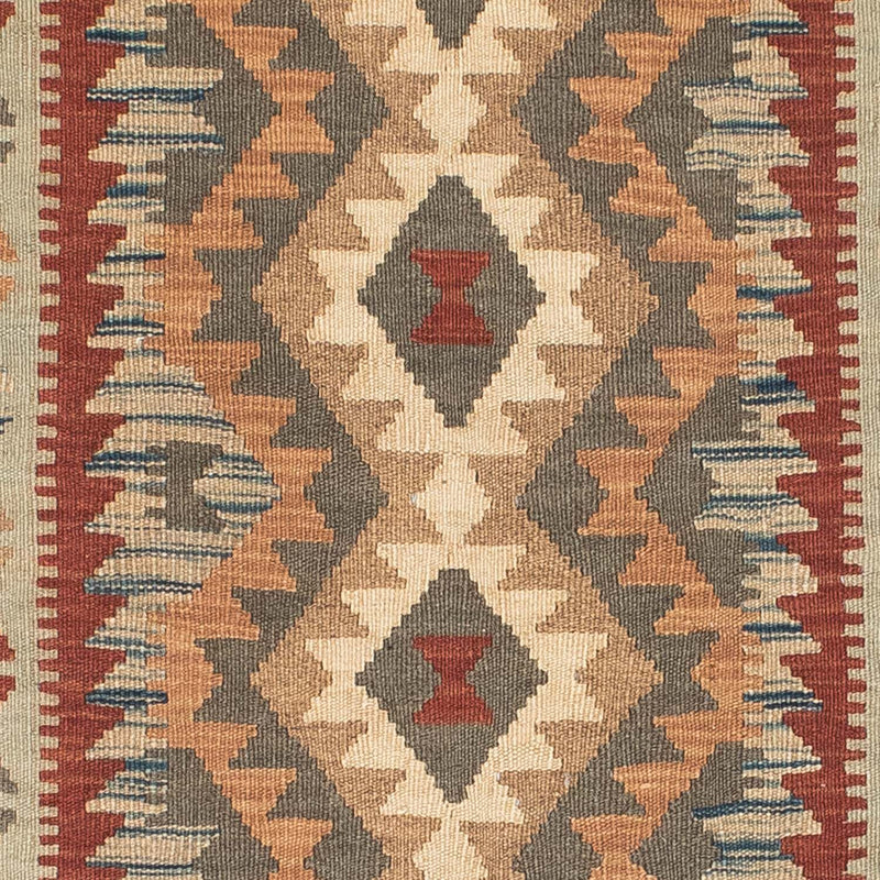 Kelim Teppich - Oriental 198 x 80 cm - hellbraun