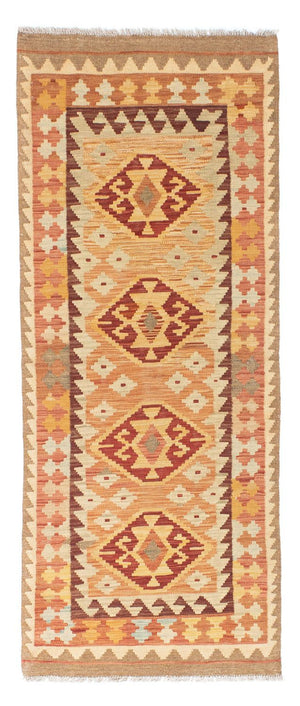 Kelim Teppich - Oriental 189 x 75 cm - hellbraun