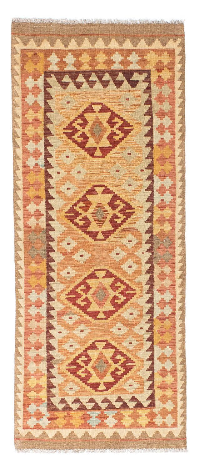 Kelim Teppich - Oriental 189 x 75 cm - hellbraun