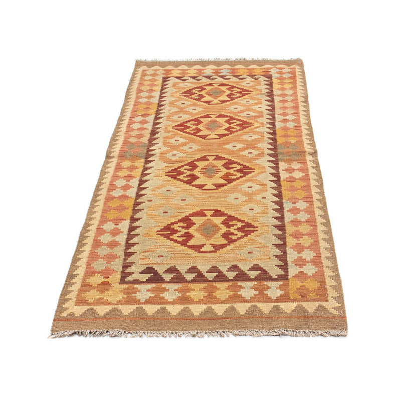 Kelim Teppich - Oriental 189 x 75 cm - hellbraun