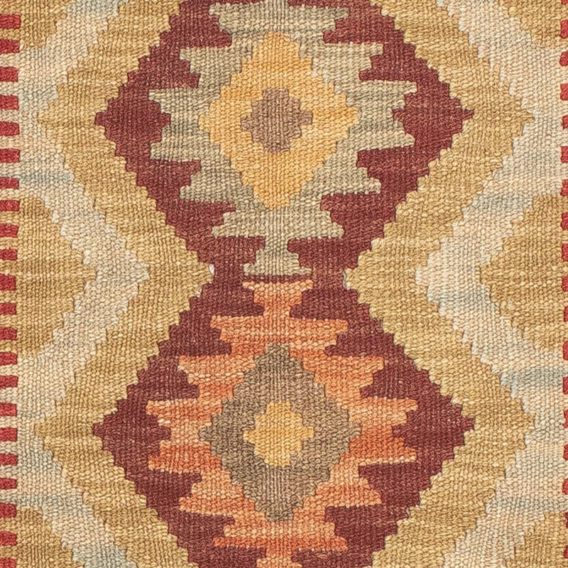 Kelim Teppich - Splash 194 x 69 cm - mehrfarbig