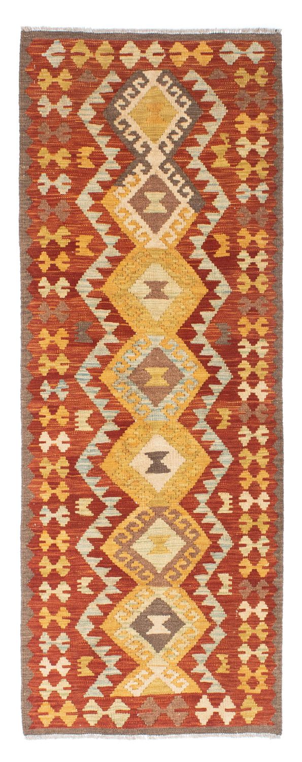 Kelim Teppich - Oriental 205 x 78 cm - rost