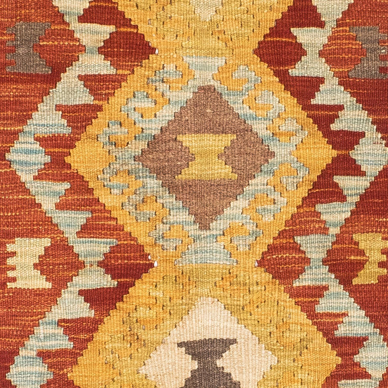 Kelim Teppich - Oriental 205 x 78 cm - rost