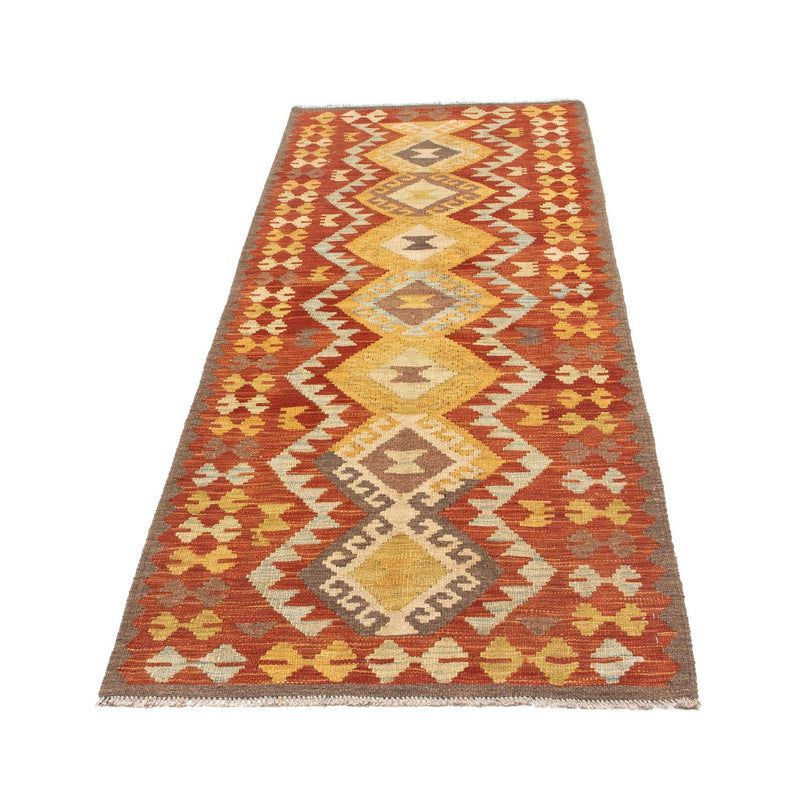 Kelim Teppich - Oriental 205 x 78 cm - rost