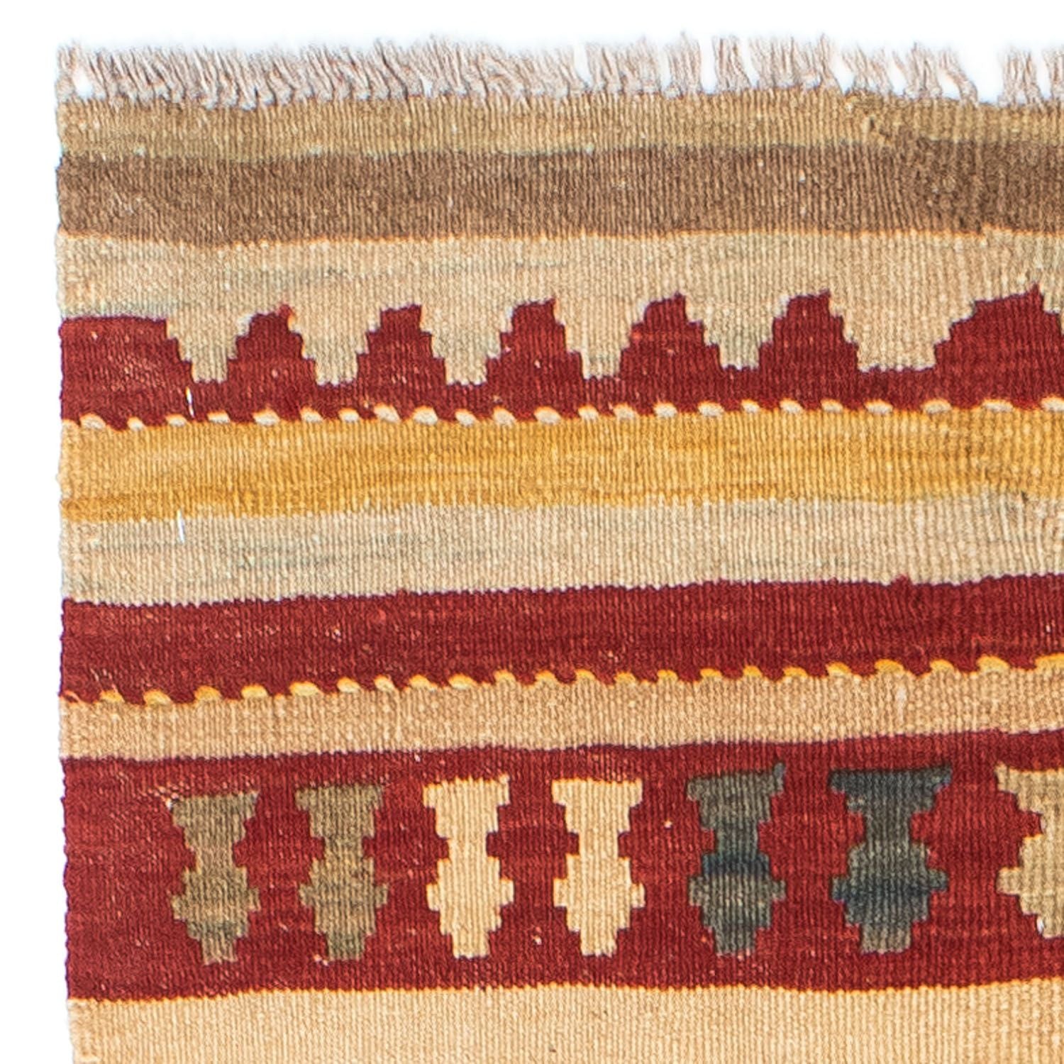 Kelim Teppich - Oriental 204 x 73 cm - mehrfarbig