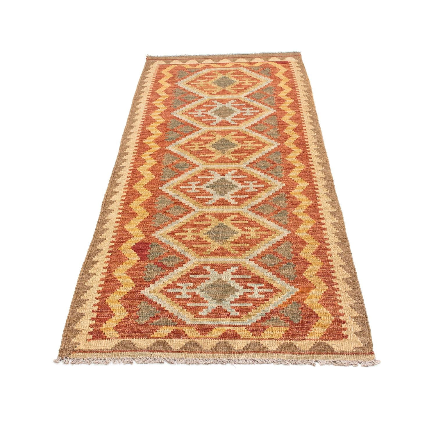 Kelim Teppich - Oriental 195 x 75 cm - beige