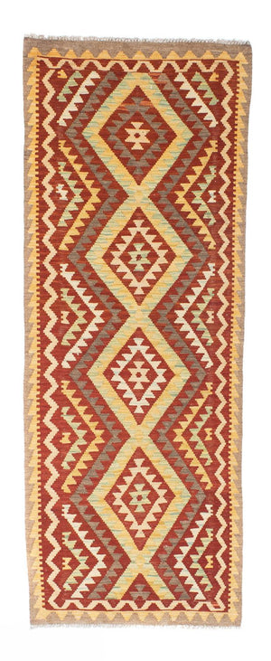 Kelim Teppich - Oriental 214 x 82 cm - rost