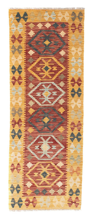 Kelim Teppich - Oriental 202 x 72 cm - mehrfarbig