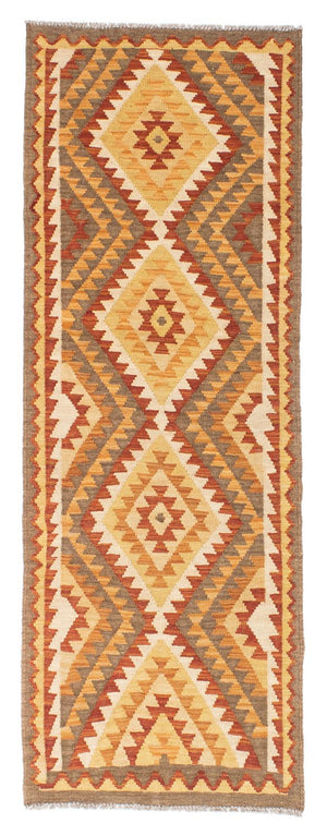 Kelim Teppich - Oriental 192 x 69 cm - hellbraun