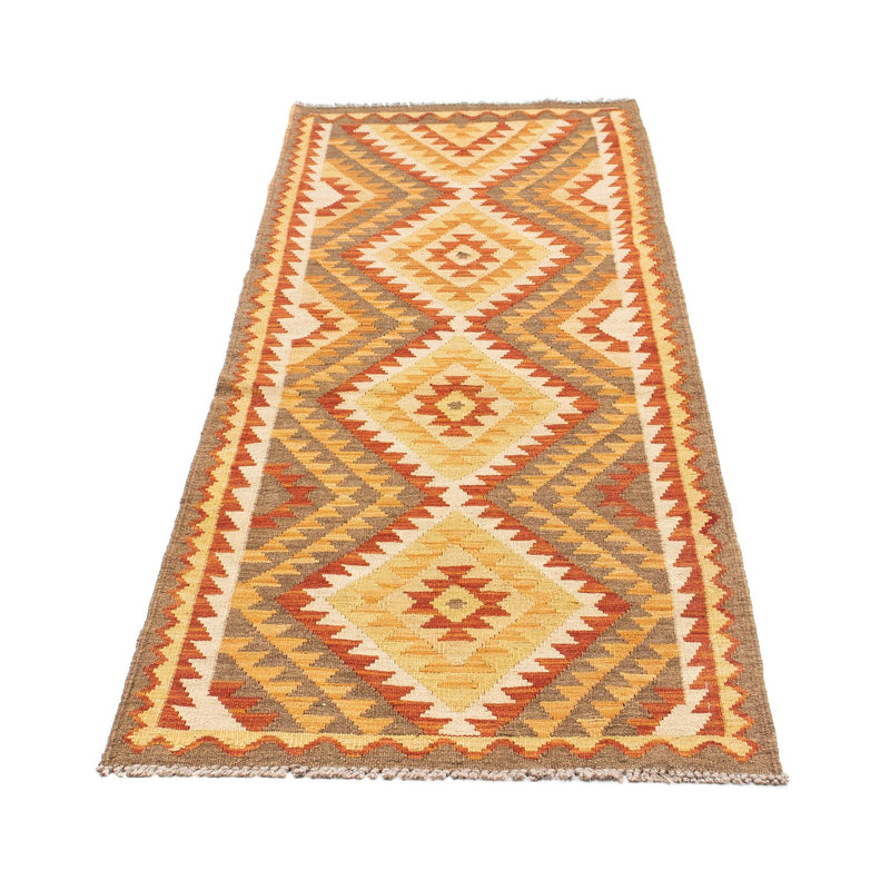 Kelim Teppich - Oriental 192 x 69 cm - hellbraun