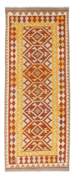 Kelim Teppich - Oriental 195 x 73 cm - rot