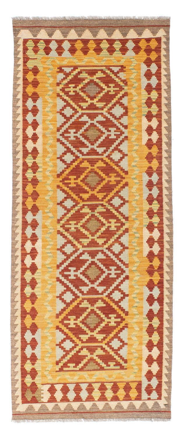 Kelim Teppich - Oriental 195 x 73 cm - rot