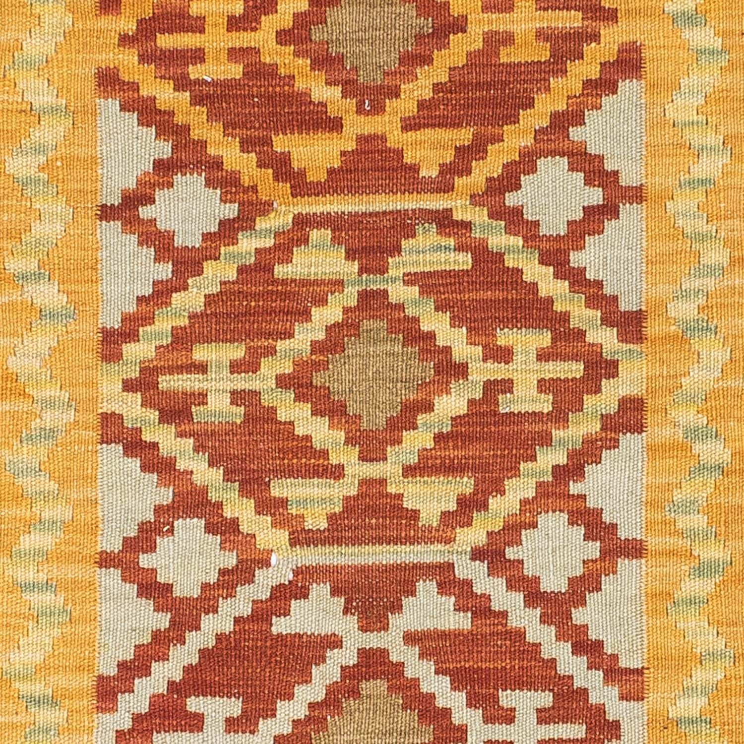 Kelim Teppich - Oriental 195 x 73 cm - rot