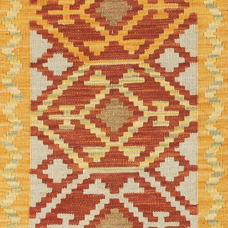 Kelim Teppich - Oriental 195 x 73 cm - rot