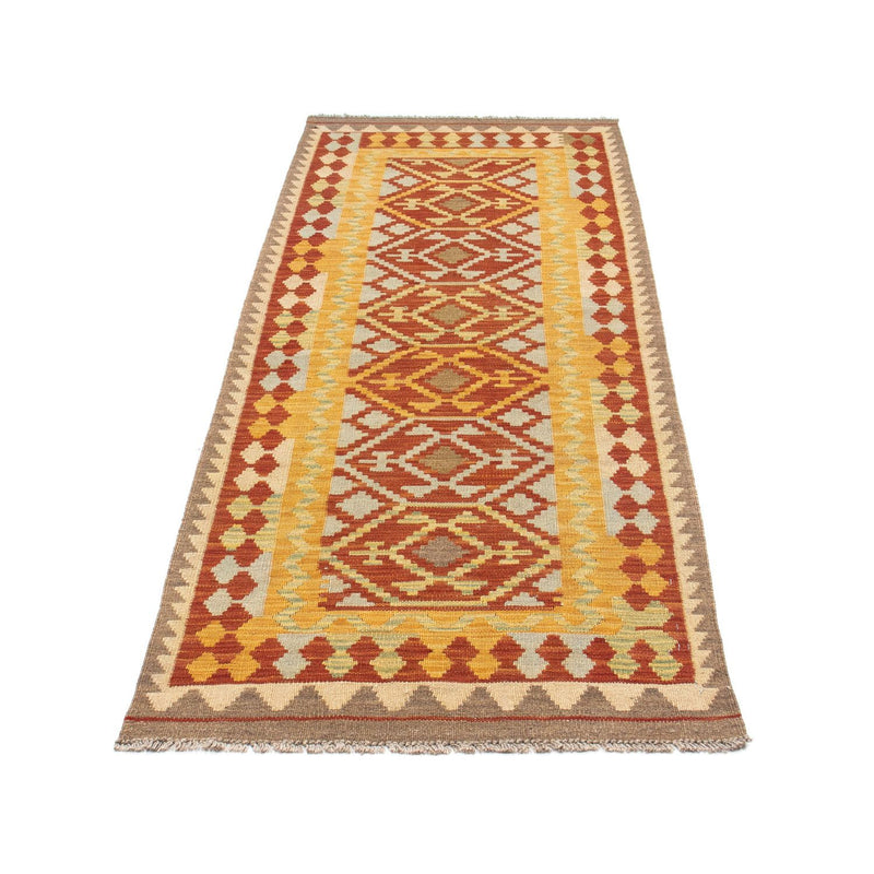 Kelim Teppich - Oriental 195 x 73 cm - rot
