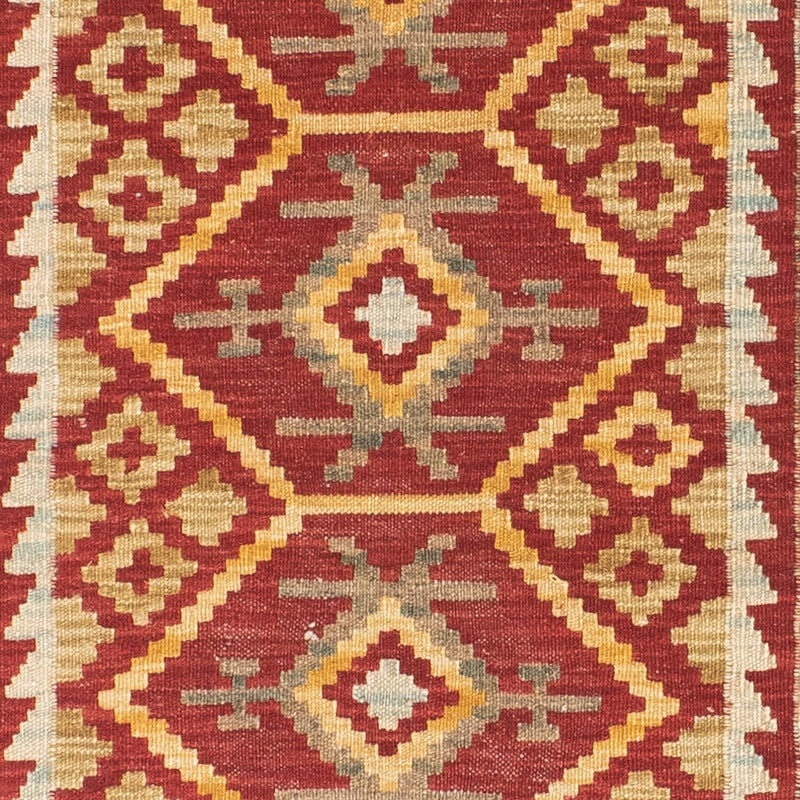 Kelim Teppich - Oriental 203 x 71 cm - rot