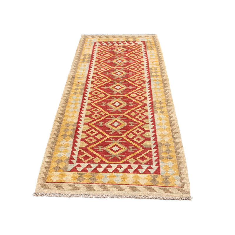 Kelim Teppich - Oriental 203 x 71 cm - rot