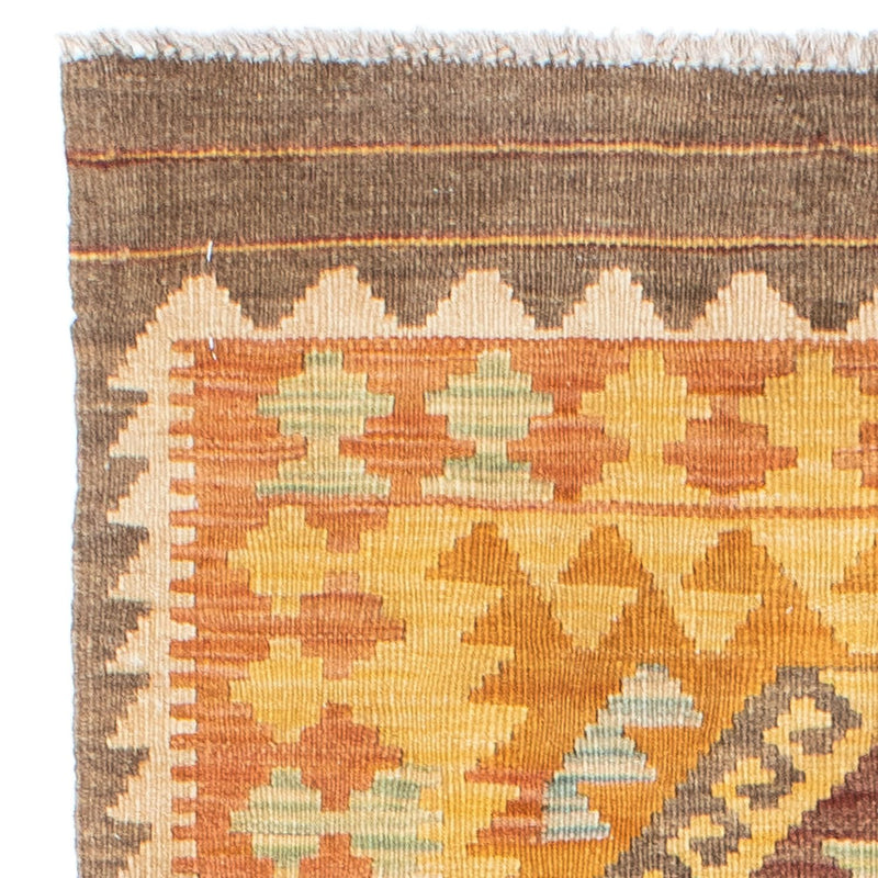 Kelim Teppich - Oriental 209 x 71 cm - gold