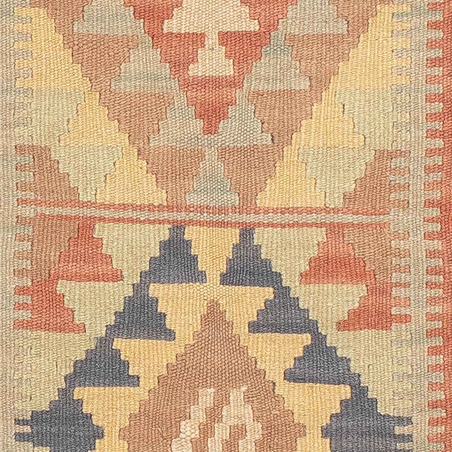 Kelim Teppich - Splash 198 x 60 cm - mehrfarbig