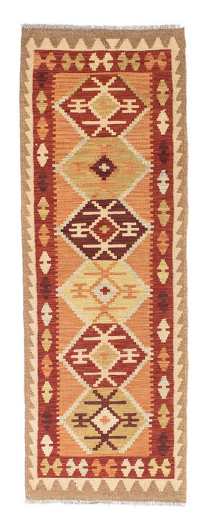 Kelim Teppich - Oriental 201 x 64 cm - hellbraun