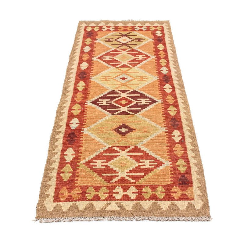 Kelim Teppich - Oriental 201 x 64 cm - hellbraun