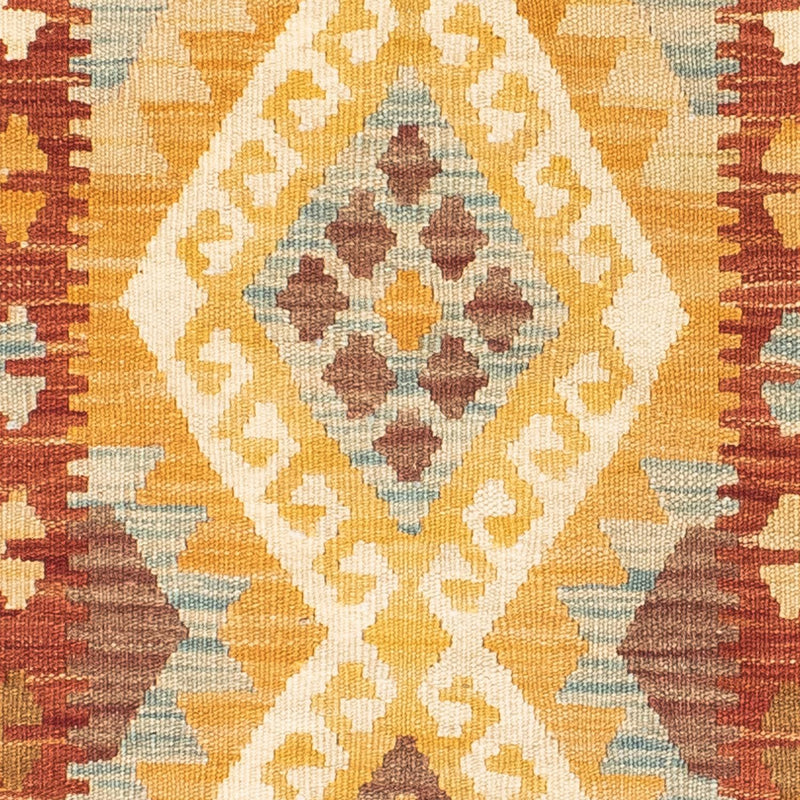 Kelim Teppich - Oriental 206 x 67 cm - hellbraun