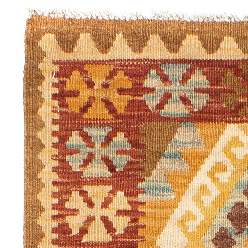 Kelim Teppich - Oriental 206 x 67 cm - hellbraun