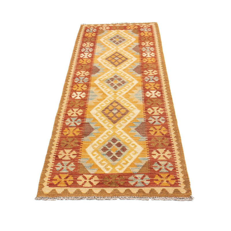 Kelim Teppich - Oriental 206 x 67 cm - hellbraun