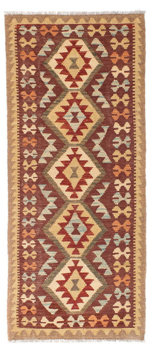 Kelim Teppich - Oriental 192 x 76 cm - braun