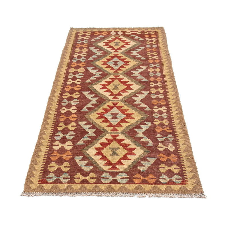 Kelim Teppich - Oriental 192 x 76 cm - braun