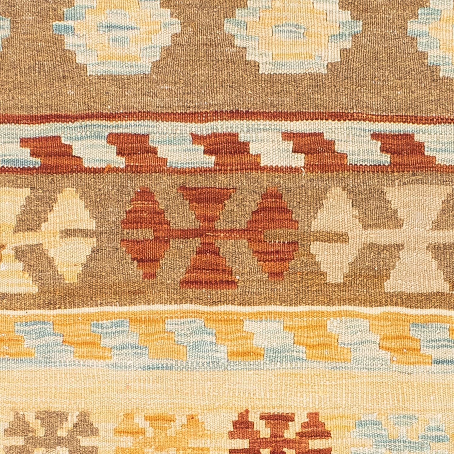 Kelim Teppich - Oriental 207 x 77 cm - beige