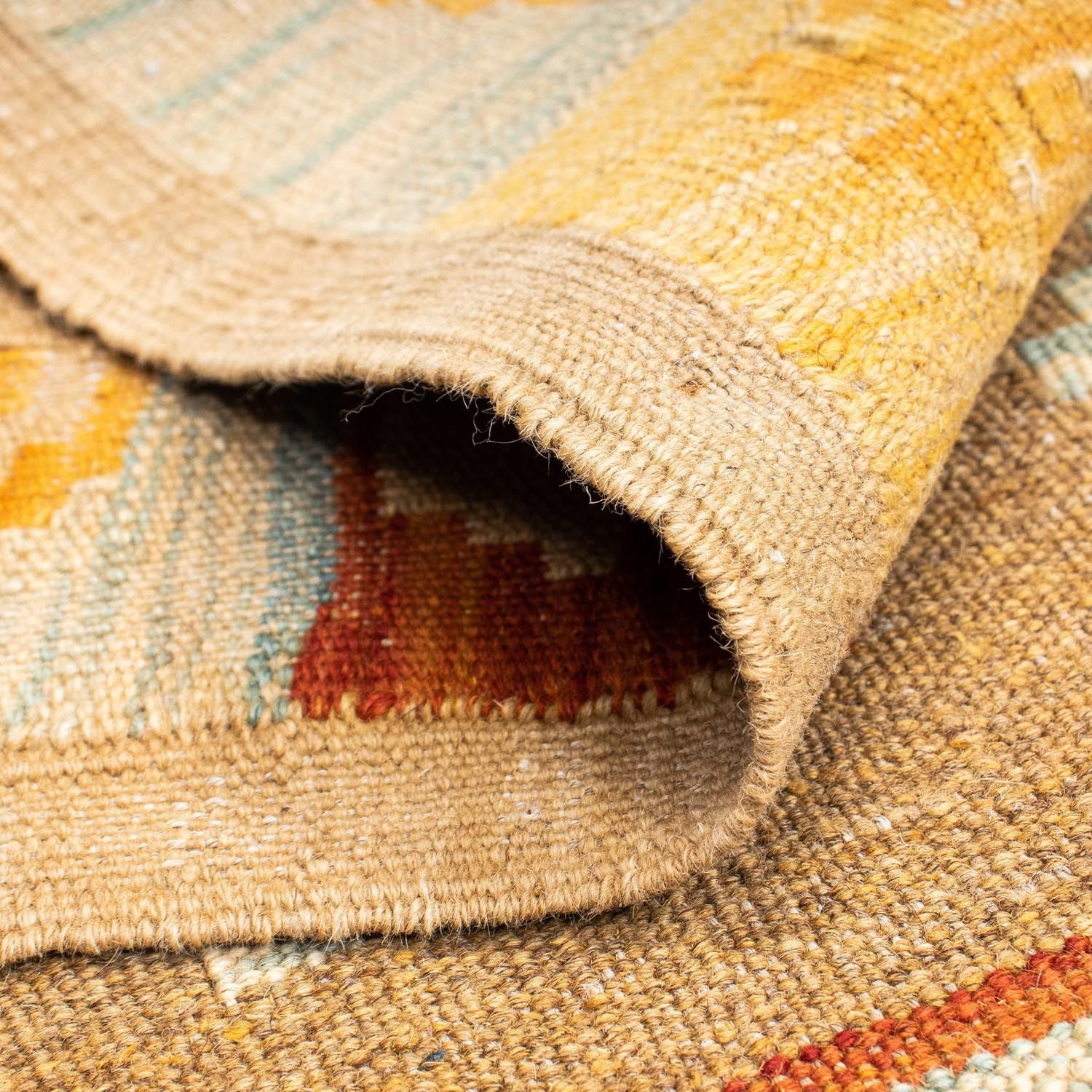 Kelim Teppich - Oriental 207 x 77 cm - beige