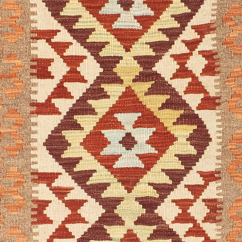 Kelim Teppich - Oriental 199 x 77 cm - beige