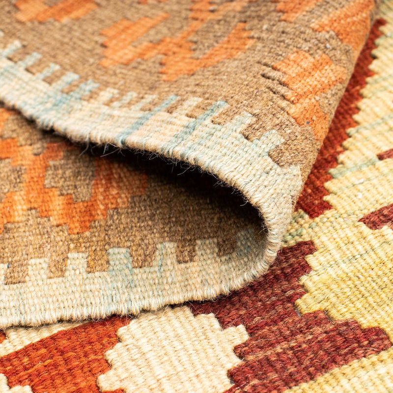 Kelim Teppich - Oriental 199 x 77 cm - beige