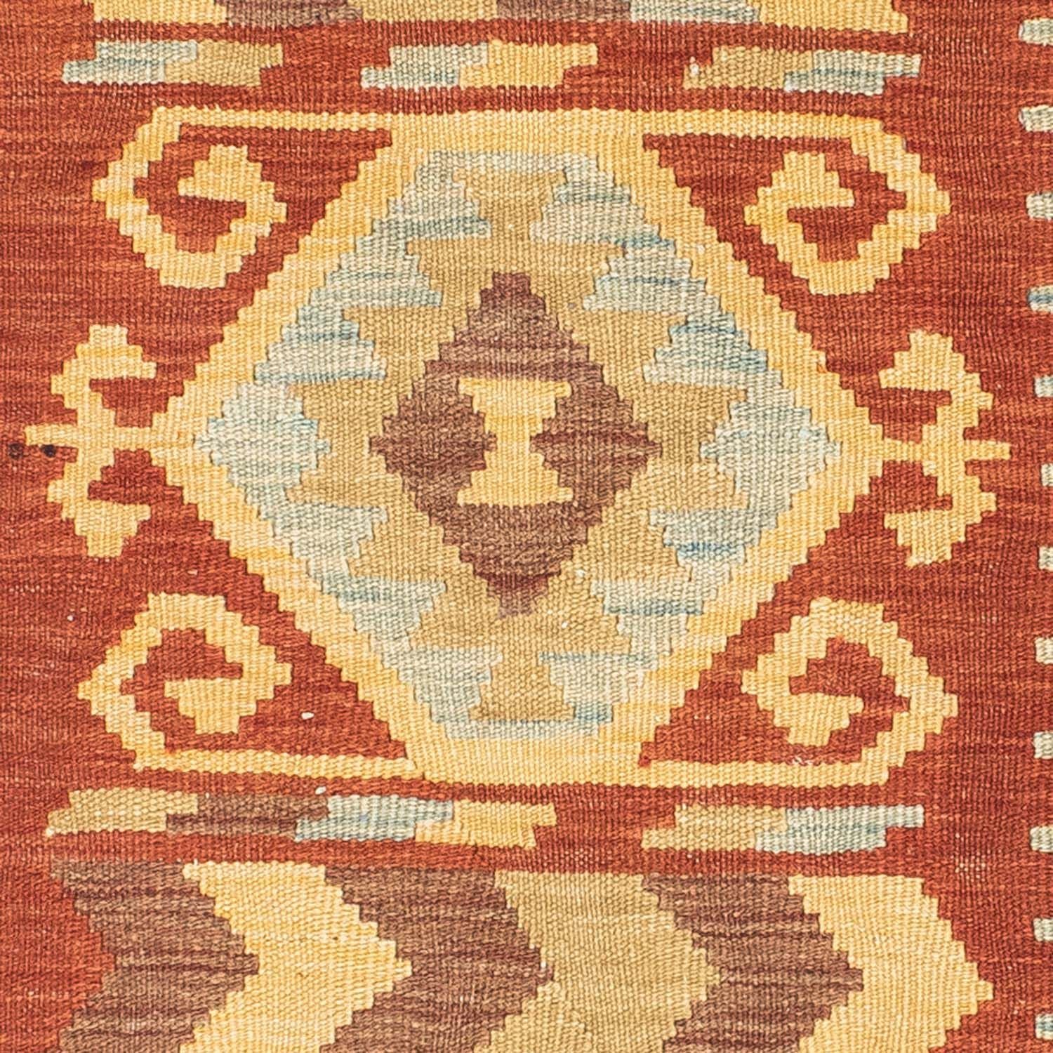 Kelim Teppich - Oriental 195 x 75 cm - orange