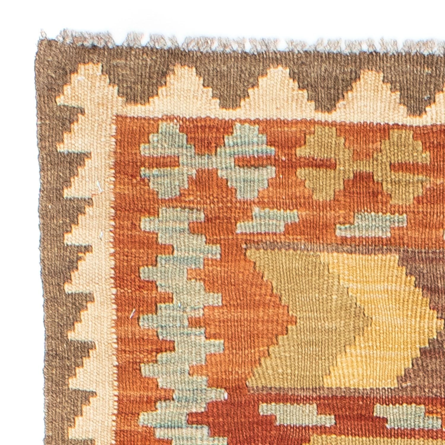 Kelim Teppich - Oriental 195 x 75 cm - orange
