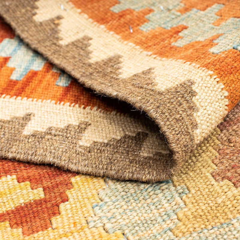 Kelim Teppich - Oriental 195 x 75 cm - orange
