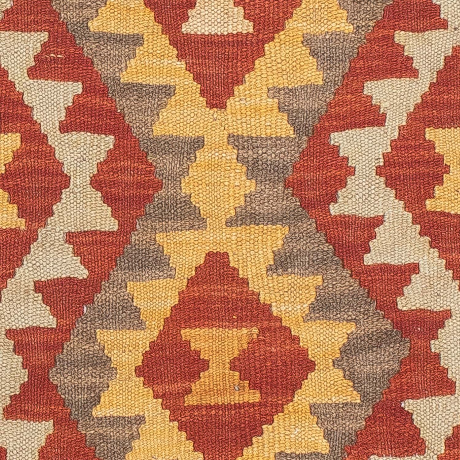 Kelim Teppich - Splash 206 x 66 cm - mehrfarbig