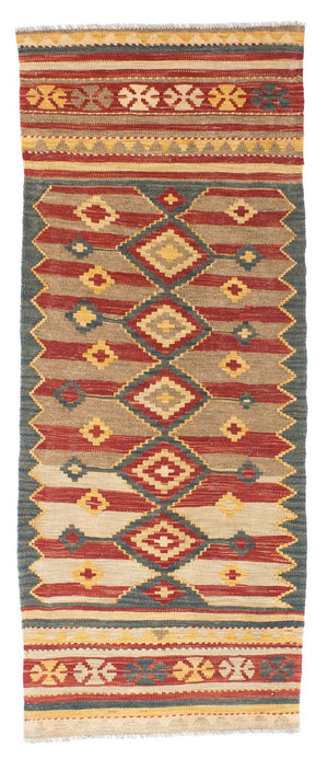 Kelim Teppich - Oriental 201 x 72 cm - mehrfarbig
