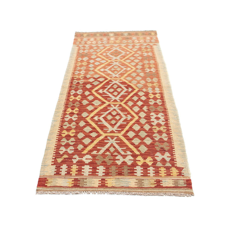 Kelim Teppich - Oriental 202 x 74 cm - rot