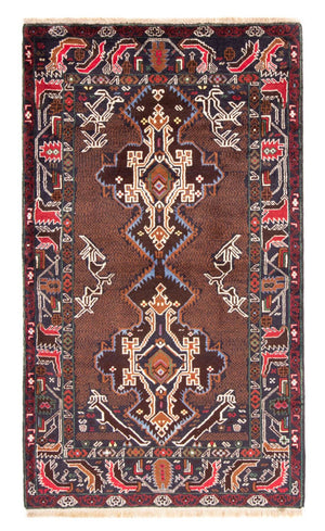 Belutsch Teppich 201 x 112 cm - hellchoco