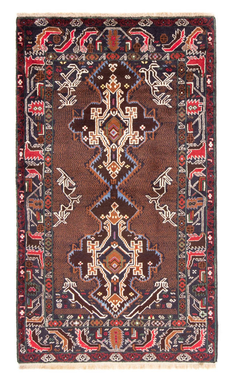 Belutsch Teppich 201 x 112 cm - hellchoco