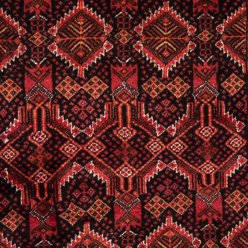 Belutsch Teppich 184 x 96 cm - dunkelrot